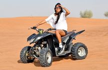 Desert Safari With 30 Mins Of Quad Bike Tour Camel Ride And BBQ