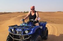 Desert Safari With 30 Mins Of Quad Bike Tour Camel Ride And BBQ