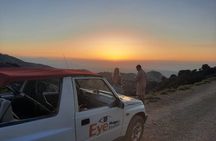 PRIVATE Jeep Safari 4x4 SUNSET with Dinner in Mountains CRETE