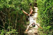 Extreme Adventure - ATV (single) Ziplines and Cenote from Playa del Carmen