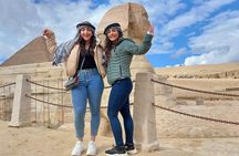 Cairo Private layover Giza pyramids ,Sphinx with Nile Felucca Boat ride