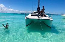 Isla Mujeres Private Catamaran, Cruising, Snorkeling having Fun!!