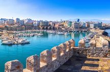Knossos and Heraklion City from Rethymno