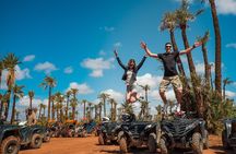 Sunset Quad Biking in the Palm Grove of Marrakech 