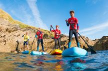 Paddleboarding Around Newquay's Coastline