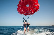 Hula Hula Island by Catamaran with Parasailing Fly - Hurghada