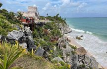 Cultural day 4 in 1 - Coba, Tulum, Cenote kuxtal & Playa del Carmen from Cancún