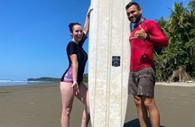 2-Hour Guided Surf Lesson in Playa Chaman Uvita Costa Rica