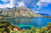 Kournas Lake Argiroupolis and olive oil factory