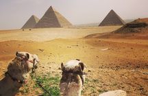 Private day tour Giza pyramids,camel ride,sphinx,Sakkara, Memphes