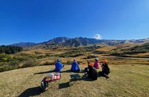 Private E-MTB guided cycling around Mt. Aso volcano & grasslands