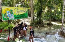 Visit Dunn's River and Secret Falls Tour with River Tubing and Lunch in Jamaica