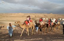 Agafay desert private sunset camel ride from Marrakech