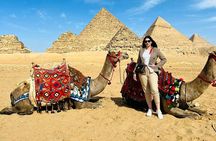 Giza Pyramids Sakkara Step Pyramid and Memphis Old City Private Tour
