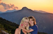 Sunset with BBQ by jeep