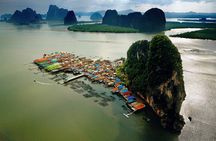 Phang Nga Bay National Park Tour from Phuket including Amazing Sea Cave Canoeing
