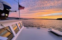Private Sunset Charter on a Vintage Lobster Boat with Drinks