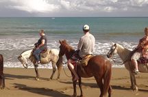 Beach Horse Ride with countryside amber cove & Taino Bay 