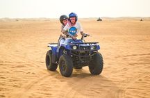 Evening Desert Safari with Quad Bike, BBQ Dinner and Camel Ride