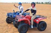 Evening Desert Safari with Quad Bike, BBQ Dinner and Camel Ride
