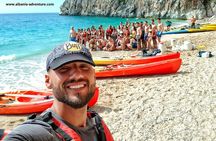 Kayak day in the coastline