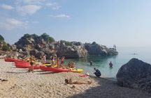 Kayak day in the coastline