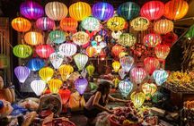 Hoi An City tour -Lantern Making and Silk Making process