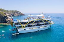 Full-day Boat Tour from Antalya with Lunch and Foam Party