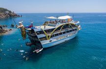 Full-day Boat Tour from Antalya with Lunch and Foam Party