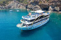 Full-day Boat Tour from Antalya with Lunch and Foam Party