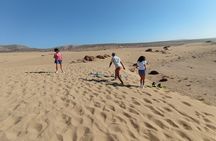 Experience the sandboarding and painted village half day