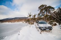 Winter in Ushuaia: Lakes Escondido and Fagnano 4x4 tour with lunch