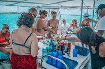 Full Day Ile aux Cerfs Catamaran Cruise with BBQ Lunch & Hotel Transfers