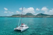 Full Day Ile aux Cerfs Catamaran Cruise with BBQ Lunch & Hotel Transfers