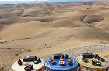Agafay Desert dinner and camel ride with sunset