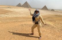 All Inclusive Private Half Tour to Giza Pyramids Camel Ride Lunch Entrance fees