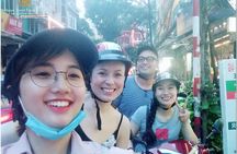 Hanoi old quarter sightseeing & street food eating by Motorcycle