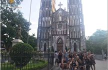 Hanoi old quarter sightseeing & street food eating by Motorcycle