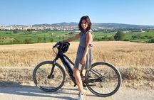 From Barcelona: E-Bike Tour in the vineyards with 2 Wineries