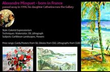 St.Martin - St.Maarten: Small Group, Visit Our Artists, Art Tour