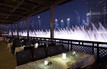 Dinner Watching Dubai Musical Fountain With Burj Khalifa View