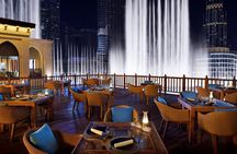 Dinner Watching Dubai Musical Fountain With Burj Khalifa View