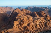 Sunrise at Mount Sinai & St. Catherine monastery from Sharm el Sheikh