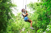 HAVE FUN in the JUNGLE PARK with horseback riding, ATV, zip lines and cenote