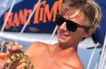 Shell Island Snorkel and Dolphin Catamaran Cruise with Island Time