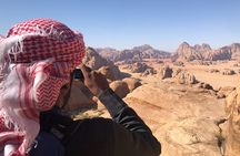 Wadi Rum Mountain Hike & Climb: Burdah, with a bridge at the top! + tour & Lunch