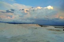 E-bike tour in the Sant'Antioco Salt Marshes at sunset 

