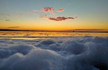 E-bike tour in the Sant'Antioco Salt Marshes at sunset 
