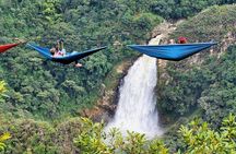 Dream Hammocks Plus Epic Zipline and Giant Waterfall Private Tour from Medellin