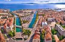 Panoramic Flight over the city of Rijeka